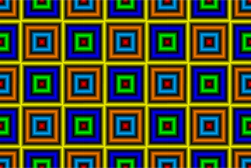 Colored seamless squares