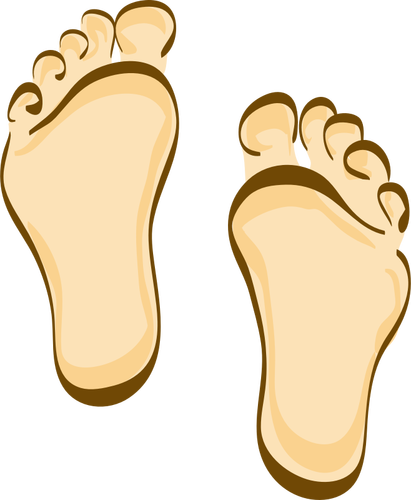 human foot clipart