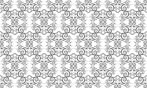 Bloeien patroon in wit en zwart