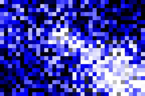 פיקסל כחול דפוס