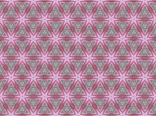 Strikket trekanter i sømløs mønster