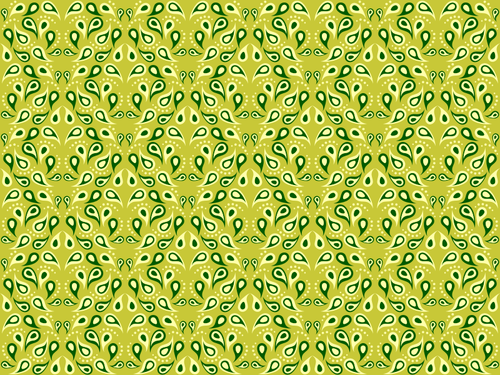 Gröna och gula mönster med Detaljer
