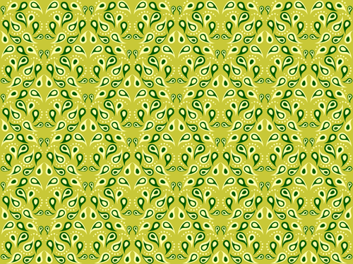 Green and yellow pattern with details