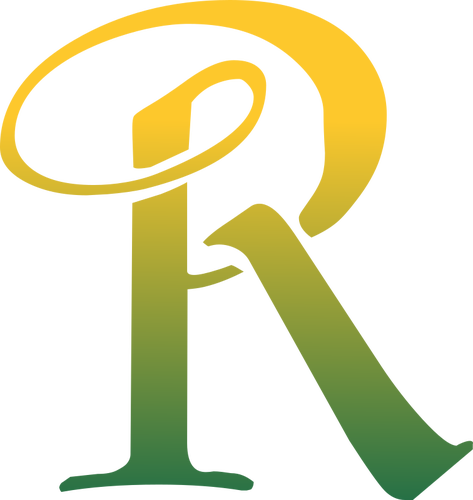 R в зеленый и желтый