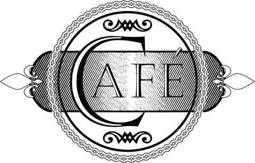 कैफे typography