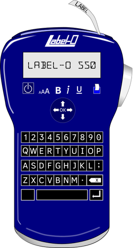 Label maker vector image