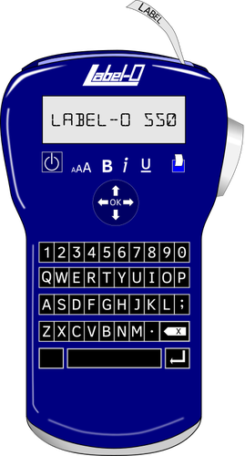 Image vectorielle de label maker