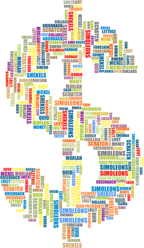 Euphémismes argent en couleur