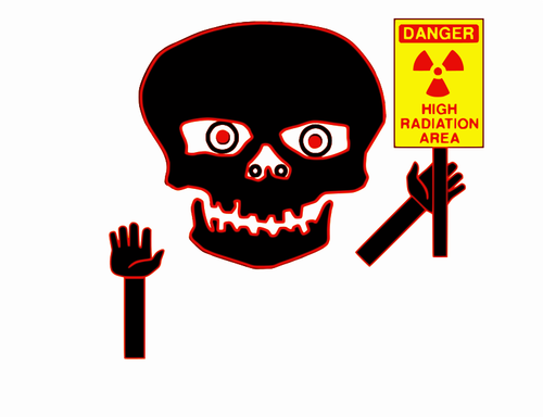 Símbolo de perigo de radiação