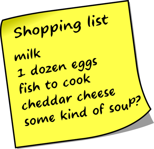 Alışveriş listesi