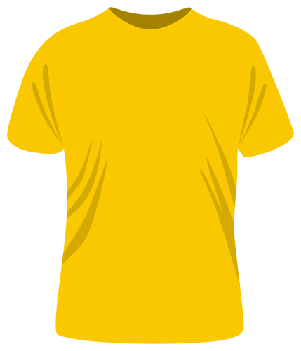 T-Shirt w kolorze żółtym