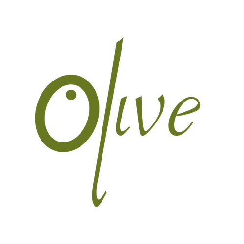 Логотип оливкового текста