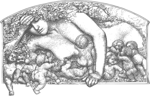 Image vectorielle de la maternité