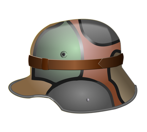 M1916 German helmet vector image