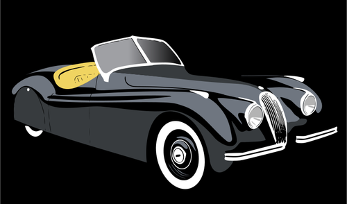 Photo-realistic vintage car vector clip art