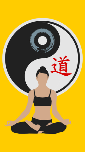 Yoga pose and Yin-Yang