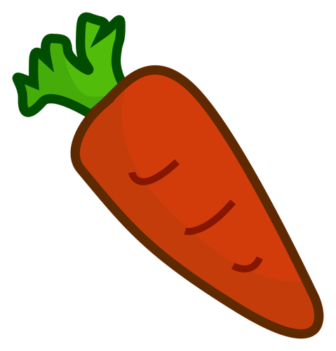 Cartoon carrot