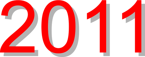 2011 赤い記号ベクトル クリップ アート