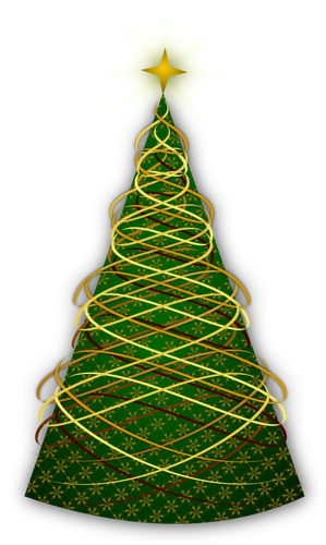 Clip art of celebration tree