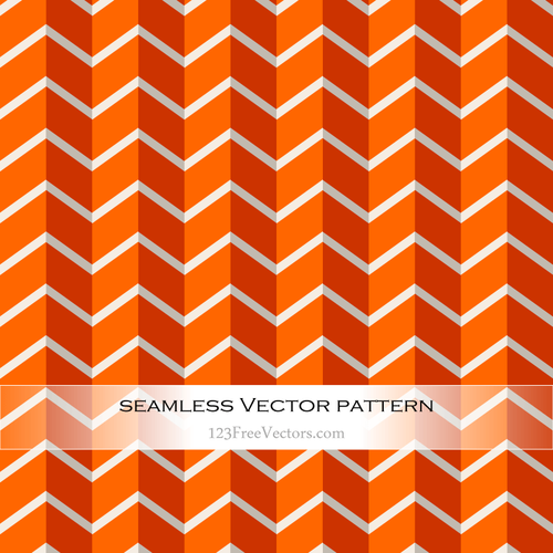 Mønster med brede oransje striper