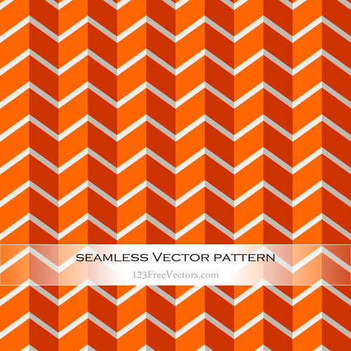 Pattern with wide orange stripes