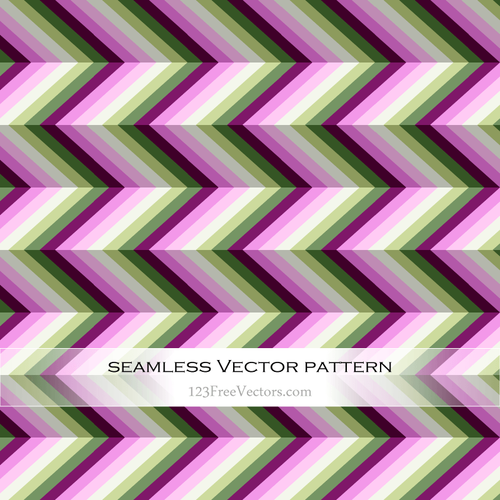 Seamless pattern with green and purple lines