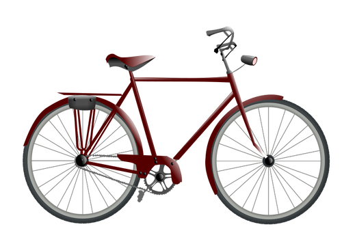 בתמונה וקטורית אופניים
