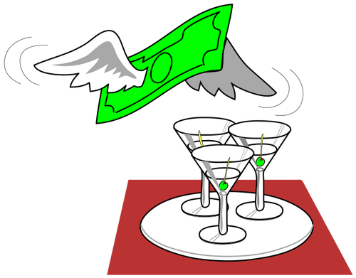 Three martinis image