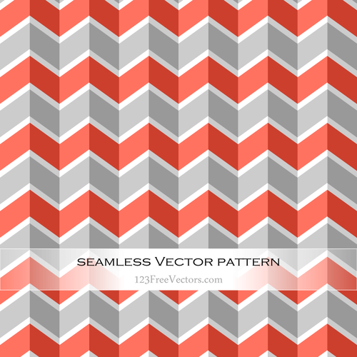 Orange et gris motif Chevron