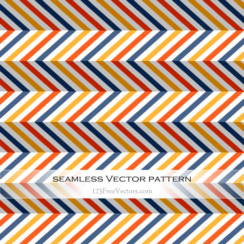 Seamless Pattern With Abstract Chevrons