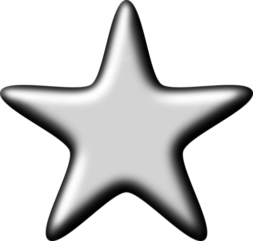 Zilveren ster | Vectorafbeelding gebruik