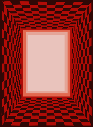 Red checked Frame