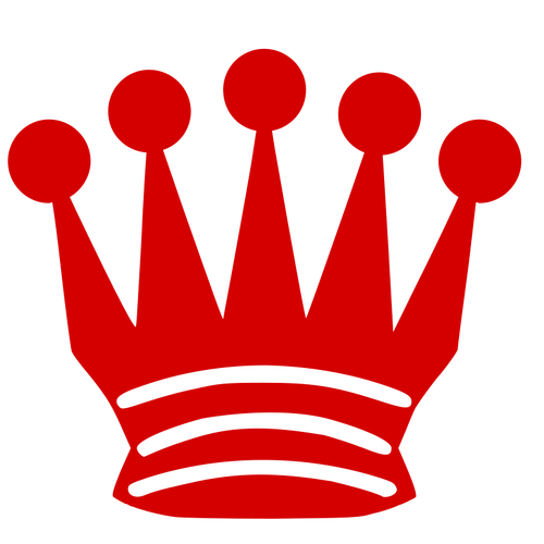 Red chess symbol