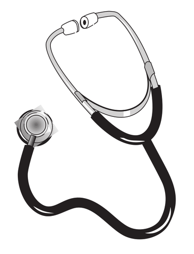 Stethoscope vector clip art