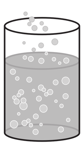 Vector graphics of chemical experiment result