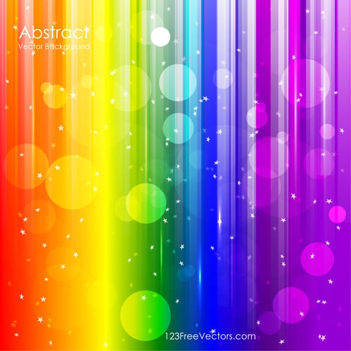 抽象的彩虹背景
