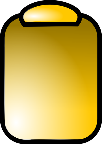 Vector drawing of office clipboard