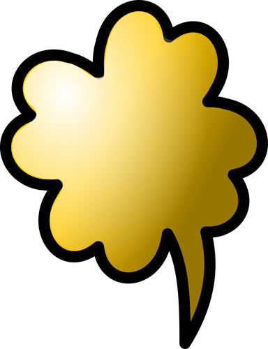 Grafika wektorowa błyszczący mowy brązowy bąbelek ikona