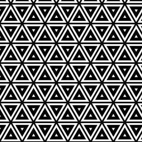 Motif triangulaire géométrique