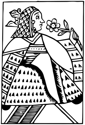 Guyenne królowa ilustracja