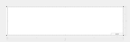 Grafica vettoriale DIN A2.00 pagina modello