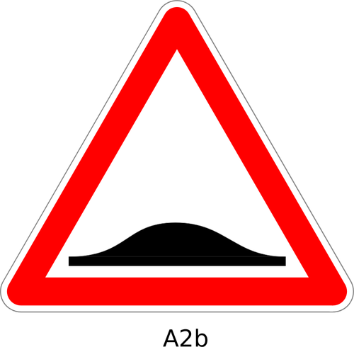 Шишка на дорожный знак