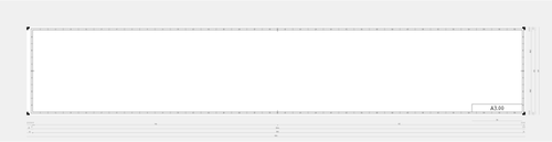 Gambar vektor template halaman DIN A3.00