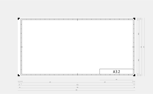 A3.2 DIN page modèle vector clip art