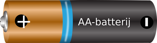 AA-baterie vektorový obrázek