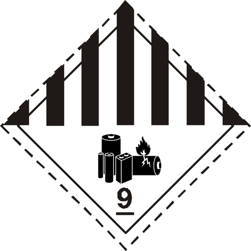 Lithium iontová baterie symbol