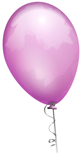 Pembe balon vektör görüntü