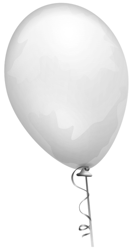 Grå ballong vektor illustration