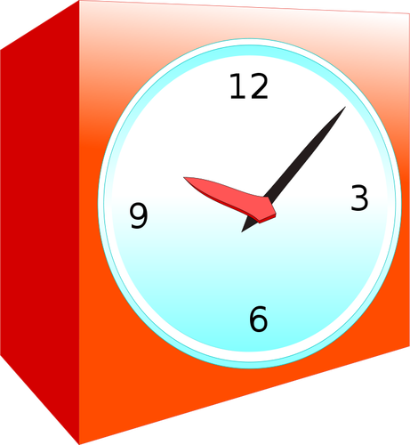 Clock vektor ilustrasi