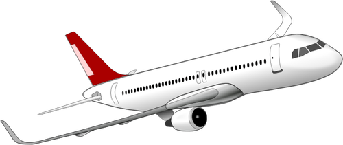 Ritning av Airbus A320 plan